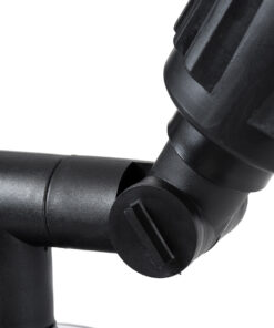 GloboStar® GRASEDO 61616 Βάση Κήπου με 2 Ντουί E27 για Λάμπες Σποτ PAR38 – Αδιάβροχη IP67 – Υψηλής Αντοχής ABS – VDE Certified – Μ40 x Π9.5 x Υ22cm – Μαύρο – 5 Years Warranty