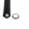 GloboStar® DUCT 61618 Επιφανειακό Στρόγγυλο Φωτιστικό Σποτ Αλουμινίου με Ντουί GU10 VDE Certified AC 220-240V IP44 Φ6 x Υ30cm – Μαύρο – 5 Years Warranty