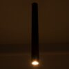 GloboStar® DUCT 61620 Επιφανειακό Στρόγγυλο Φωτιστικό Σποτ Αλουμινίου με Ντουί GU10 VDE Certified AC 220-240V IP44 Φ6 x Υ60cm – Μαύρο – 5 Years Warranty
