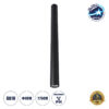GloboStar® DUCT 61621 Επιφανειακό Στρόγγυλο Φωτιστικό Σποτ Αλουμινίου με Ντουί GU10 VDE Certified AC 220-240V IP44 Φ6 x Υ75cm – Μαύρο – 5 Years Warranty