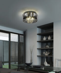 Φωτιστικό Οροφής Trio Lighting CRYSTEL 3x E14 Χρώμιο Γυαλί – 616700306