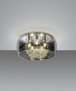 Φωτιστικό Οροφής Trio Lighting CRYSTEL 5x E14 Χρώμιο Γυαλί – 616700506