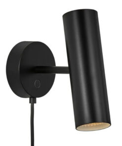 Επιτοίχιο Φωτιστικό DFTP Mib 6 1xGU10 Μαύρου Χρώματος – 61681003