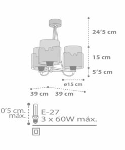 Baby Travel κρεμαστό τρίφωτο οροφής Ango – 61687