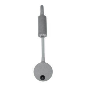 GloboStar® GOOSE 61689 Φωτιστικό Τοίχου – Απλίκα LED 3W 300lm 36° AC 220-240V IP20 – Reading Light – Θερμό Λευκό 2700K Γκρι Αλουμίνιο – Μ6.5 x Π22.5 x Υ23cm – 2 Xρόνια Εγγύηση