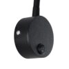 GloboStar® GOOSE 61690 Φωτιστικό Τοίχου – Απλίκα LED 3W 300lm 36° AC 220-240V IP20 – Reading Light – Θερμό Λευκό 2700K Μαύρο Αλουμίνιο – Μ6.5 x Π22.5 x Υ23cm – 2 Xρόνια Εγγύηση