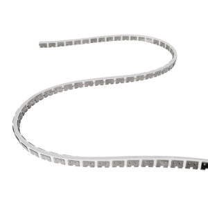 GloboStar® NEONPRO 61698 Εύκαμπτη Βάση Στήριξης για την NEONPRO Professional Neon Flex LED 10W/m 24VDC & 48VDC με Π6 x Υ1.2cm – Ασημί – Μ1000 x Π0.7 x Υ1.2cm – Πακέτο 1 Τεμάχιο των 10 Μέτρων