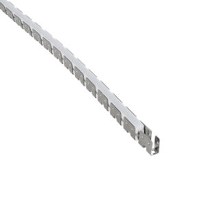 GloboStar® NEONPRO 61698 Εύκαμπτη Βάση Στήριξης για την NEONPRO Professional Neon Flex LED 10W/m 24VDC & 48VDC με Π6 x Υ1.2cm – Ασημί – Μ1000 x Π0.7 x Υ1.2cm – Πακέτο 1 Τεμάχιο των 10 Μέτρων