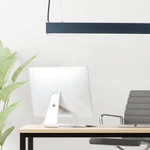 InLight Κρεμαστό φωτιστικό LED 50W 3000K από αλουμίνιο σε μαύρη απόχρωση D:180cm (6042-180-BL)