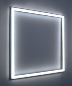 GloboStar® 60368 Χωνευτό LED Panel Linear Frameless Super Slim 60x60cm 48W 5760lm 120° CRI≥85Ra AC 220-240V IP44 Μ60 x Π60 x Υ1.5cm – Ψυχρό Λευκό 6000K – TÜV Certified Driver – 5 Years Warranty