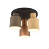 Φωτιστικό Οροφής Trio Lighting 3xE27 Καφέ Χρώματος – 619430317