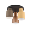 Φωτιστικό Οροφής Trio Lighting 3xE27 Καφέ Χρώματος – 619430317