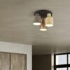 Φωτιστικό Οροφής Trio Lighting 3xE27 Καφέ Χρώματος – 619430317