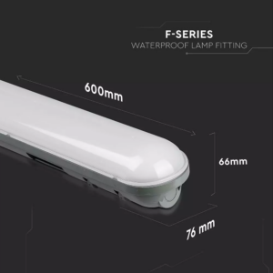 Αδιάβροχο φωτιστικό LED SMD 18W 600mm Φυσικό λευκό 4500K Λευκό σώμα V-TAC – 6198