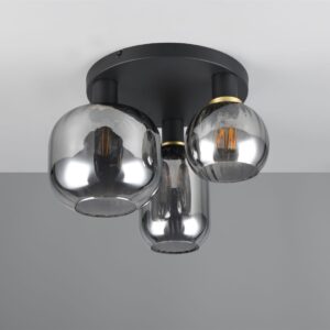Πολύφωτο Οροφής Μαύρο Ματ & Γυαλί DIVA 3xE27 Trio Lighting – 619800332