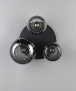 Πολύφωτο Οροφής Μαύρο Ματ & Γυαλί DIVA 3xE27 Trio Lighting – 619800332