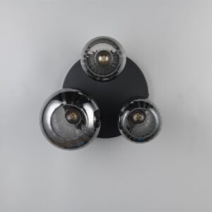 Πολύφωτο Οροφής Μαύρο Ματ & Γυαλί DIVA 3xE27 Trio Lighting – 619800332
