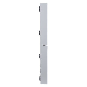 GloboStar® MAKEUP MIRROR-80×80-3 Μοντέρνος Καθρέπτης Μακιγιάζ με Πλαίσιο Φυσικού Ξύλου με Διακόπτη On/Off 12 x E27 AC220-240V – Μ80 x Π7 x Υ80cm – Γκρι Τσιμέντου