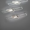 Φωτιστικό Οροφής Trio Lighting LED 60W  Νίκελ Ματ Μεταλλικό Dimmable 6500lm 3000Κ-6500K με Τηλεχειριστήριο – 620010407