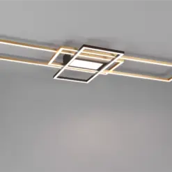 Φωτιστικό Οροφής Trio Lighting IRVINE LED, 60W · 7100lm, 3000 – 6500K Ορείχαλκος Ματ Μεταλλικό, Τηλεχειριζόμενο Dimmable, Λειτουργία μνήμης, – 620010408