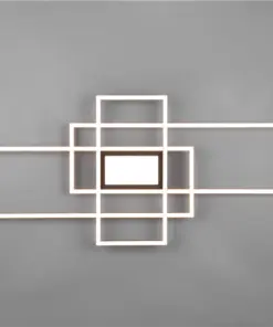 Φωτιστικό Οροφής Trio Lighting IRVINE LED, 60W · 7100lm, 3000 – 6500K Ορείχαλκος Ματ Μεταλλικό, Τηλεχειριζόμενο Dimmable, Λειτουργία μνήμης, – 620010408