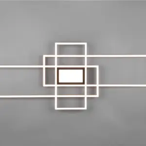 Φωτιστικό Οροφής Trio Lighting IRVINE LED, 60W · 7100lm, 3000 – 6500K Ορείχαλκος Ματ Μεταλλικό, Τηλεχειριζόμενο Dimmable, Λειτουργία μνήμης, – 620010408