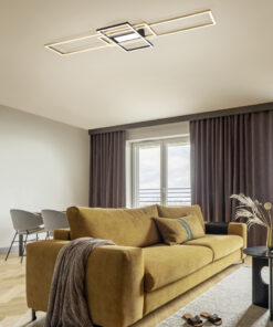 Φωτιστικό Οροφής Trio Lighting IRVINE LED, 60W · 7100lm, 3000 – 6500K Ορείχαλκος Ματ Μεταλλικό, Τηλεχειριζόμενο Dimmable, Λειτουργία μνήμης, – 620010408