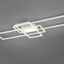 Φωτιστικό Οροφής Trio Lighting LED 60W Λευκό Ματ Μεταλλικό Dimmable 6500lm 3000-6500K με Τηλεχειριστήριο – 620010431