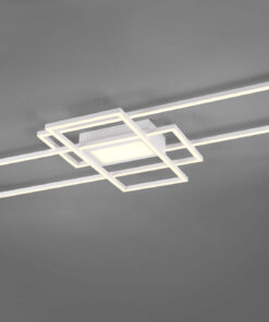 Φωτιστικό Οροφής Trio Lighting LED 60W Λευκό Ματ Μεταλλικό Dimmable 6500lm 3000-6500K με Τηλεχειριστήριο – 620010431