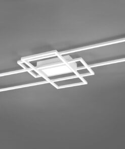 Φωτιστικό Οροφής Trio Lighting LED 60W Λευκό Ματ Μεταλλικό Dimmable 6500lm 3000-6500K με Τηλεχειριστήριο – 620010431