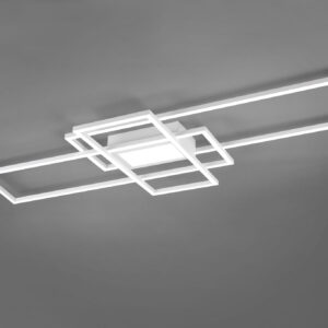 Φωτιστικό Οροφής Trio Lighting LED 60W  Λευκό Ματ Μεταλλικό Dimmable 6500lm 3000-6500K με Τηλεχειριστήριο – 620010431