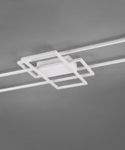 Φωτιστικό Οροφής Trio Lighting LED 60W Λευκό Ματ Μεταλλικό Dimmable 6500lm 3000-6500K με Τηλεχειριστήριο – 620010431