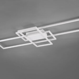 Φωτιστικό Οροφής Trio Lighting LED 60W  Λευκό Ματ Μεταλλικό Dimmable 6500lm 3000-6500K με Τηλεχειριστήριο – 620010431