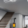 Φωτιστικό Οροφής Trio Lighting LED 60W  Λευκό Ματ Μεταλλικό Dimmable 6500lm 3000-6500K με Τηλεχειριστήριο – 620010431
