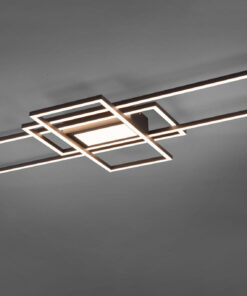 Φωτιστικό Οροφής Trio Lighting LED 60W Ανθρακί Μεταλλικό Dimmable 6500lm 3000 – 6500K 620010442