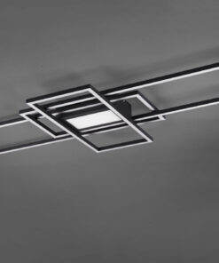 Φωτιστικό Οροφής Trio Lighting LED 60W Ανθρακί Μεταλλικό Dimmable 6500lm 3000 – 6500K 620010442