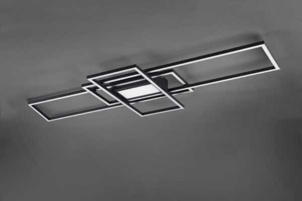 Φωτιστικό Οροφής Trio Lighting LED 60W  Ανθρακί Μεταλλικό Dimmable 6500lm 3000 – 6500K  620010442