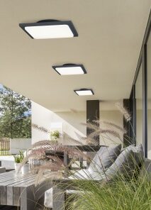Φωτιστικό Οροφής Trio Lighting LED 18W Ανθρακί Αλουμίνιο 2000lm 3000K IP54 620160142