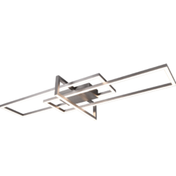 Φωτιστικό Οροφής Trio Lighting LED 34W Νίκελ Ματ Μεταλλικό Step Dimmable 3900lm 3000K 620310307