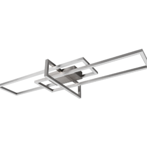 Φωτιστικό Οροφής Trio Lighting LED 34W  Νίκελ Ματ Μεταλλικό Step Dimmable 3900lm 3000K  620310307
