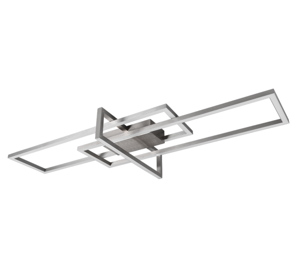 Φωτιστικό Οροφής Trio Lighting LED 34W  Νίκελ Ματ Μεταλλικό Step Dimmable 3900lm 3000K  620310307