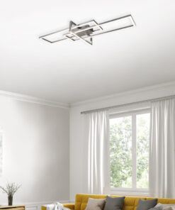 Φωτιστικό Οροφής Trio Lighting LED 34W Νίκελ Ματ Μεταλλικό Step Dimmable 3900lm 3000K 620310307