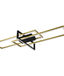 Φωτιστικό Οροφής Trio Lighting LED 34W Ορείχαλκος Ματ Μεταλλικό Step Dimmable 3900lm 3000K 620310308