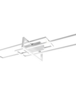 Φωτιστικό Οροφής Trio Lighting LED 34W Λευκό Ματ Μεταλλικό Step Dimmable 4100lm 4000K 620310331