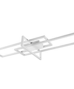 Φωτιστικό Οροφής Trio Lighting LED 34W Λευκό Ματ Μεταλλικό Step Dimmable 4100lm 4000K 620310331