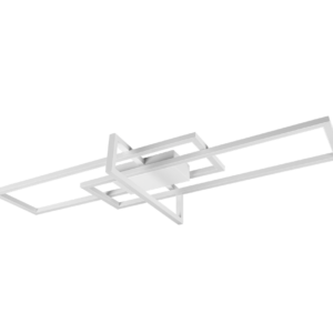 Φωτιστικό Οροφής Trio Lighting LED 34W  Λευκό Ματ Μεταλλικό Step Dimmable 4100lm 4000K  620310331