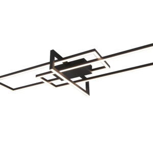 Φωτιστικό Οροφής Trio Lighting LED 34W  Μαύρο Ματ Μεταλλικό Step Dimmable 3900lm 3000K  620310332