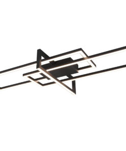 Φωτιστικό Οροφής Trio Lighting LED 34W Μαύρο Ματ Μεταλλικό Step Dimmable 3900lm 3000K 620310332