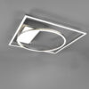 Φωτιστικό Οροφής Trio Lighting LED 33W  Νίκελ Ματ Μεταλλικό Dimmable 4600lm 2700-6500K με Τηλεχειριστήριο – 620510307
