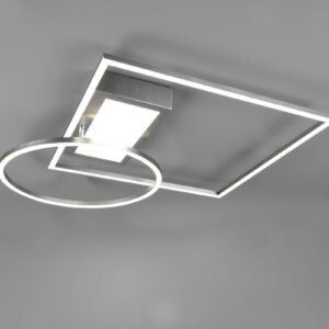 Φωτιστικό Οροφής Trio Lighting LED 33W  Νίκελ Ματ Μεταλλικό Dimmable 4600lm 2700-6500K με Τηλεχειριστήριο – 620510307